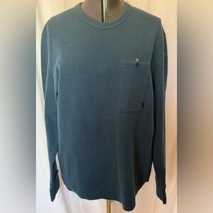 Teal Long Sleeve Shirt with Pocket